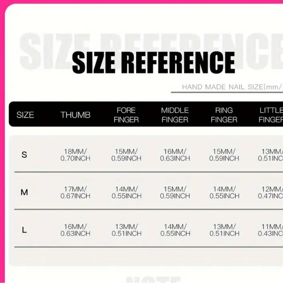 Handmade Almond Shaped Nails Middle Length Glossy Pink Floral Leaf - Picture 3 of 3